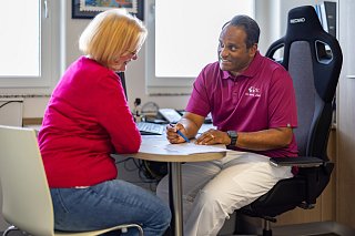 Arzt in Sprechstunde