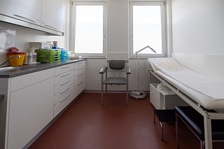 Innenansicht eines Behandlungsraums