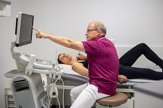 Durchführung einer Ultraschalluntersuchung