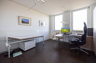 Innenansicht eines Behandlungszimmers