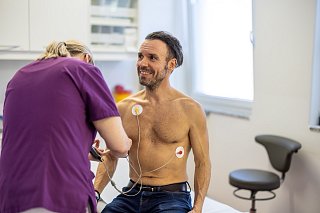 Durchführung einer EKG-Messung