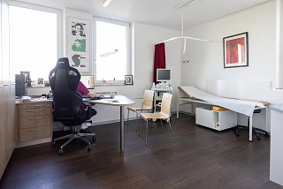 Innenansicht eines Behandlungszimmers