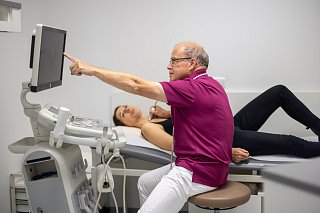 Durchführung einer Ultraschalluntersuchung